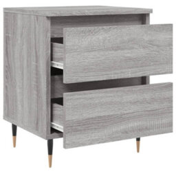 Vidaxl Bedside Cabinet Grey Sonoma 40X35X50 Cm Engineered Wood Bedside Cabinets - thumbnail 6