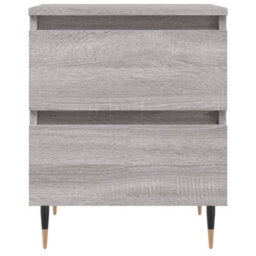 Vidaxl Bedside Cabinet Grey Sonoma 40X35X50 Cm Engineered Wood Bedside Cabinets - thumbnail 5