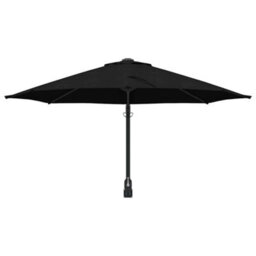 Berkfield Modern Garden Parasol Black, Black 248 X 248 X 148 Cm Polyester, Steel - thumbnail 4