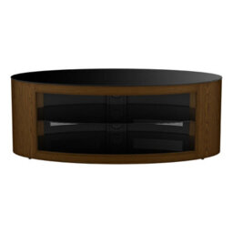 "Avf Affinity Buckingham 1.1M Oval Tv Stand, For Tvs Up To 55"" - Walnut" - thumbnail 4