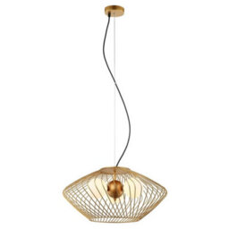 Luminosa Lighting Luminosa Modern Hanging Pendant Golden 3 Light  With Gold, White Shade, G9 - thumbnail 2