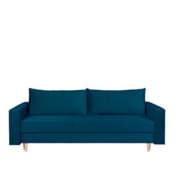 Heze Furniture Silla 3 Seater Sofa Bed With Storage - Ocean Navy (Kronos5) - thumbnail 3
