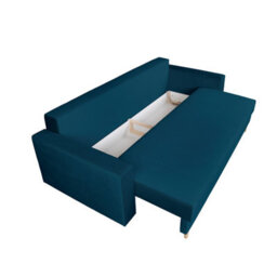 Heze Furniture Silla 3 Seater Sofa Bed With Storage - Ocean Navy (Kronos5) - thumbnail 5