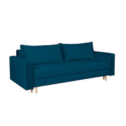 Heze Furniture Silla 3 Seater Sofa Bed With Storage - Ocean Navy (Kronos5) - thumbnail 2