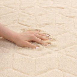 Beliani Faux Fur Rug Thatta Beige 160 X 230 Cm - thumbnail 5