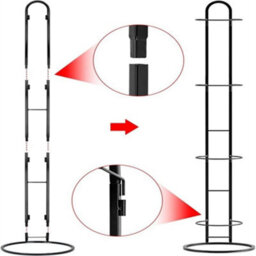 Basketball Ball Storage Rack Football Volleyball Basket Stand Holder - thumbnail 6