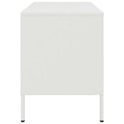 Berkfield Tv Cabinet White 68X39X50.5 Cm Steel - thumbnail 7
