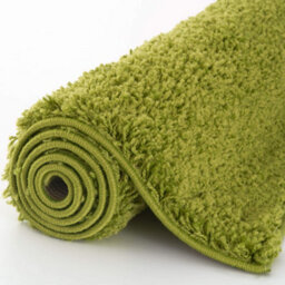 The Rugs Green Soft Plain Design Fluffy Shaggy Rugs And Runners High Pile Living Room Kitchen Hallway 380 - thumbnail 5