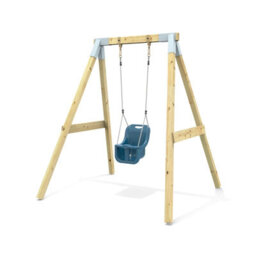 Rebo Premium Single Garden Swing  For Kids - Baby Navy Blue - thumbnail 8
