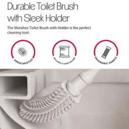 Metaltex Toilet Brush - White/grey - thumbnail 3