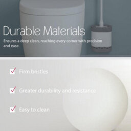 Metaltex Toilet Brush - White/grey - thumbnail 4