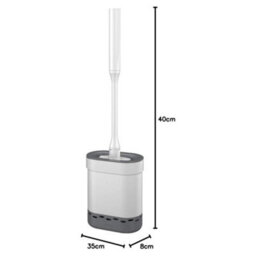 Metaltex Toilet Brush - White/grey - thumbnail 5