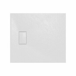 Sundaze 900 X 800mm Smc White Rectangle Slate Effect Bathroom Shower Tray - thumbnail 2