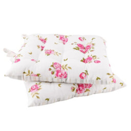 Dibor Set Of 2 Vintage Style Pink Floral Garden Outdoor Cushions L40Cm X W40Cm - thumbnail 2