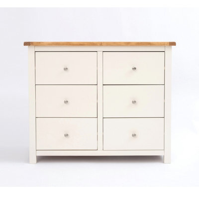 Cabinet Bits Maggiori 6 Drawer Chest Of Drawers Chrome Knob - image 1