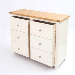 Cabinet Bits Maggiori 6 Drawer Chest Of Drawers Chrome Knob - thumbnail 4