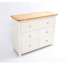 Cabinet Bits Maggiori 6 Drawer Chest Of Drawers Chrome Knob - thumbnail 3