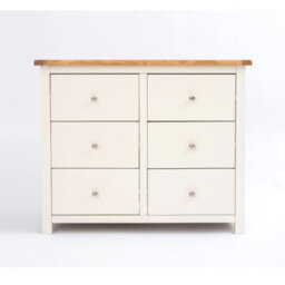 Cabinet Bits Maggiori 6 Drawer Chest Of Drawers Chrome Knob - thumbnail 1