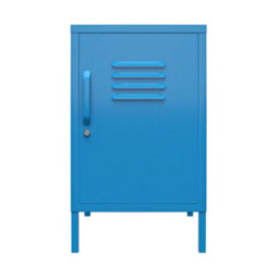 Novogratz Dorel Home Cache Metal Locker With 1 Door Blue