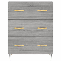 Berkfield Highboard Grey Sonoma 69.5X34X180 Cm Engineered Wood - thumbnail 8