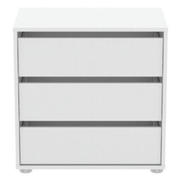 FurniComp LTD Furnicomp Dallas Universal 3 Drawers Matt White 60Cm Internal Chest Of Drawers For Wardrobes - thumbnail 2