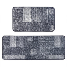 Jvl Fiora Machine Washable Door Mat & Runner Rug Muted Matrix - thumbnail 1