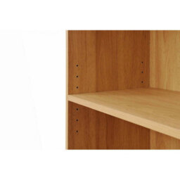 Bookcase Low Wide In Oak With Stroage For Living Room - thumbnail 4