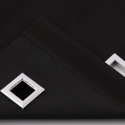 A.unique Home Premium Quality Trimmable Square Eyelet Window Roller Blind - 2Ft - Black - 60Cm (W) X 170Cm (L) - thumbnail 3