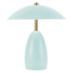 Luminosa Lighting Elstead Poppy 12V Integrated Led Rechargeable Small Table Lamp Cerulean Light Blue 3000K - thumbnail 8