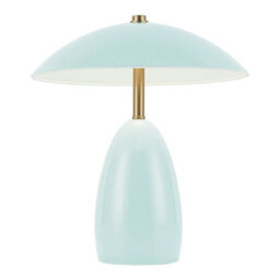 Luminosa Lighting Elstead Poppy 12V Integrated Led Rechargeable Small Table Lamp Cerulean Light Blue 3000K - thumbnail 7