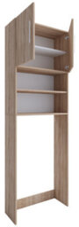 Vcm Bathroom Furniture Washing Machine Cabinet Jutas Sonoma Oak W. 64 X H. 190 X D. 25 Cm - thumbnail 2