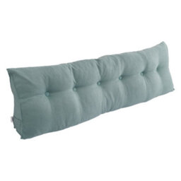 Living And Home Light Lake Blue Chenille Triangle Throw Pillow For Sofa, 180Cm W X 20Cm D X 50Cm H - thumbnail 4