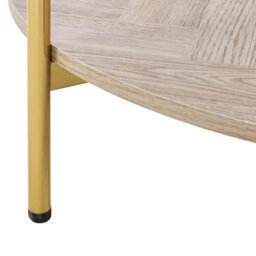 Beliani Coffee Table Lovell Tempered Glass Gold - thumbnail 5