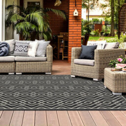 Homeart Outdoor Rugs Easy Cleaning Area Rugs For Balcony,garden,picnic,uv Weather Resistant Terra Cream, 200 X 290 Cm - thumbnail 2