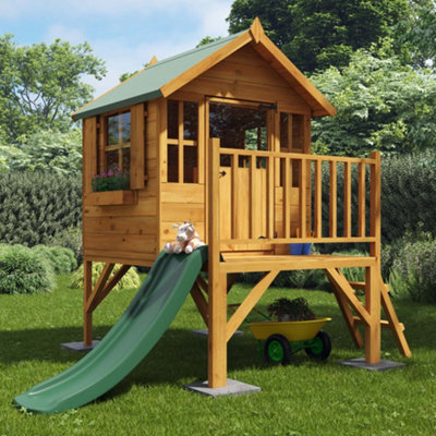 Billyoh Bunny Max Tower Playhouse With Slide - 4 X 4 - image 1