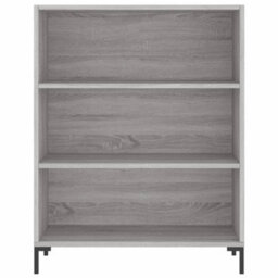 Berkfield Highboard Grey Sonoma 69.5X34X180 Cm Engineered Wood - thumbnail 8