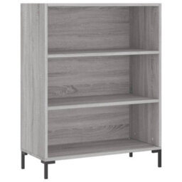 Berkfield Highboard Grey Sonoma 69.5X34X180 Cm Engineered Wood - thumbnail 7