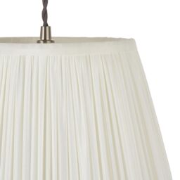 Harbour Studio Serena Ivory Cotton Effect Pleated Conical Lamp Shade (D)30Cm - thumbnail 5