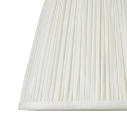 Harbour Studio Serena Ivory Cotton Effect Pleated Conical Lamp Shade (D)30Cm - thumbnail 4