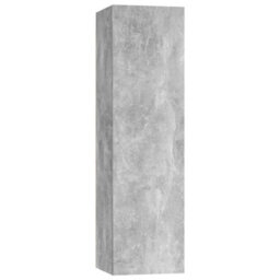 Berkfield Classic 4 Piece Tv Cabinet Set Concrete Grey Engineered Wood - thumbnail 5