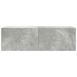 Berkfield Classic 4 Piece Tv Cabinet Set Concrete Grey Engineered Wood - thumbnail 9