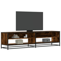 Berkfield Tv Cabinet Smoked Oak 180.5X40X46 Cm Engineered Wood - thumbnail 1