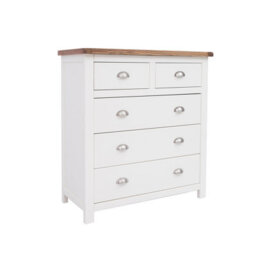 Cabinet Bits Lovere 5 Drawer Chest Of Drawers Chrome Cup Handle - thumbnail 2