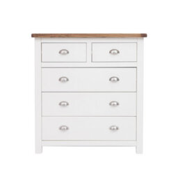 Cabinet Bits Lovere 5 Drawer Chest Of Drawers Chrome Cup Handle - thumbnail 1