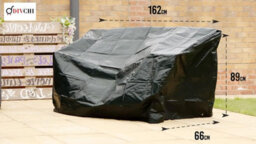 Divchi Heavy Duty 3 Seater Waterproof Outdoor Garden Bench Cover With Corner Eyelets  Suitable For Benches Up To 160Cm - thumbnail 6