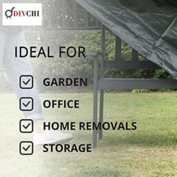 Divchi Heavy Duty 3 Seater Waterproof Outdoor Garden Bench Cover With Corner Eyelets  Suitable For Benches Up To 160Cm - thumbnail 4
