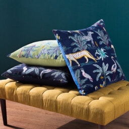 Wylder Wilds Tropical Cotton Cushion Cover - thumbnail 5