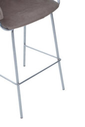 Orsina Tamzin Mink Velvet Bar Chair - thumbnail 5
