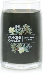 Yankee Candle Signature Large Scented Jar Candle - Silver Sage & Pine - thumbnail 2