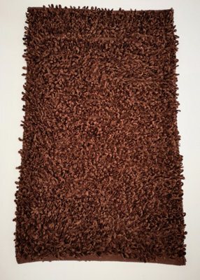 Rapport Home Oxford Shaggy Polycotton Super Absorbant Rug (88X55 Cm)